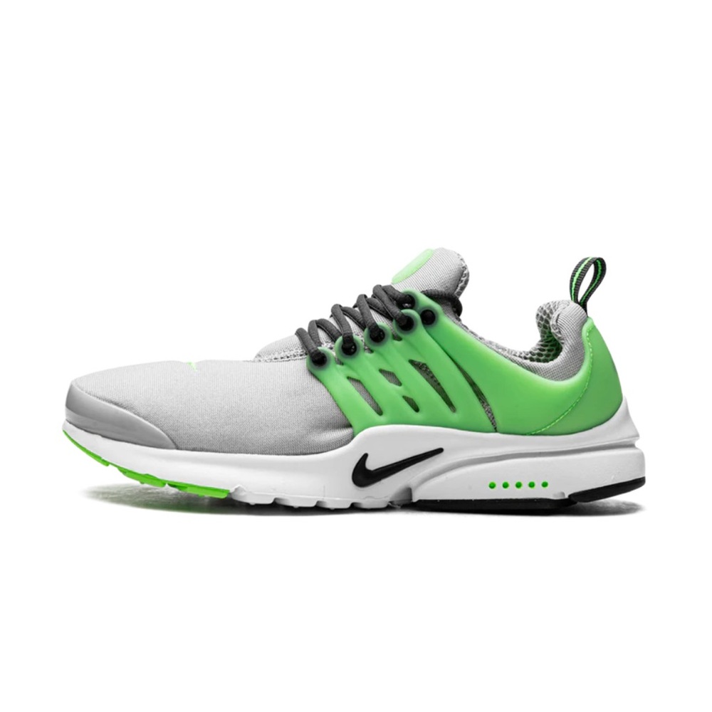 NIKE PRESTO GS "LIGHT SMOKE GREY GREEN STRIKE"